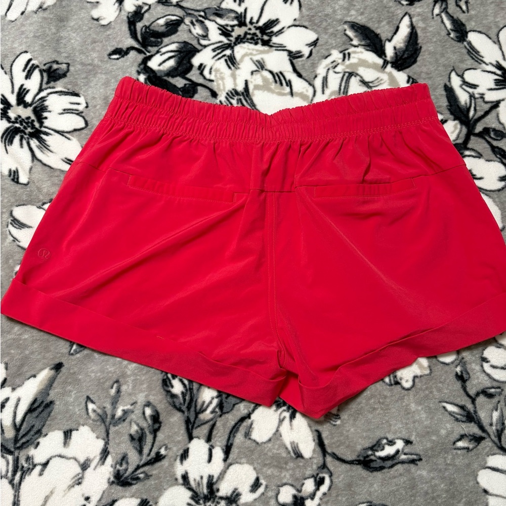 Lululemon Athletica High Waist Pink Shorts - Picture 4 of 9